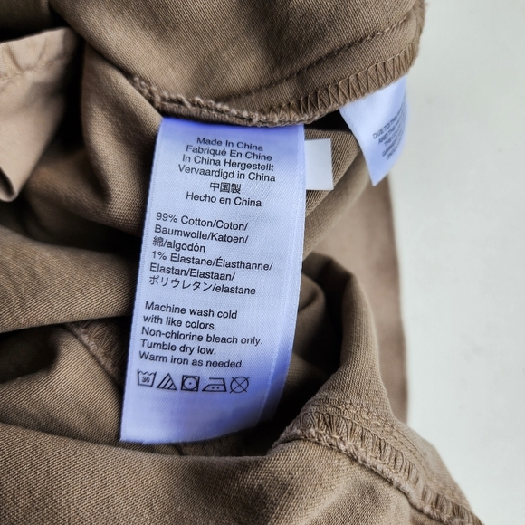 J Crew Short Skirt Womens Tan Khaki Button Front Closure Career Classic Pencil 2 - Picture 8 of 9